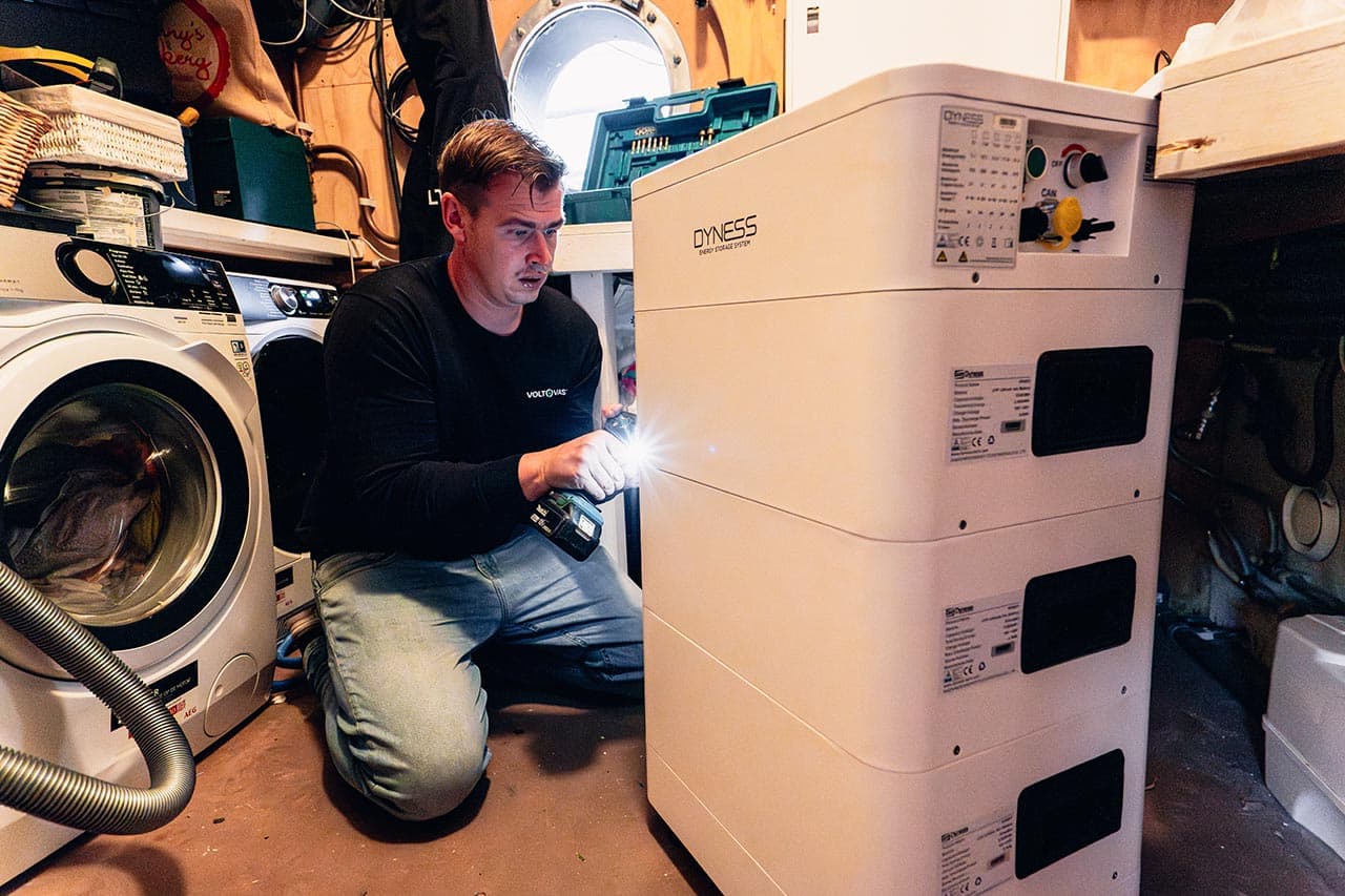 Thuisbatterij-installatie door Maatje Solar Systems